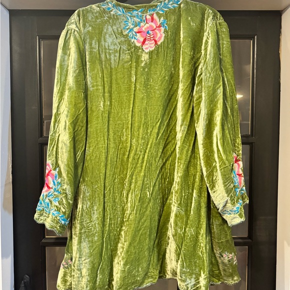 Chasing Unicorns One Night In Heaven Silk Velvet Housecoat BNWT - Picture 6 of 8